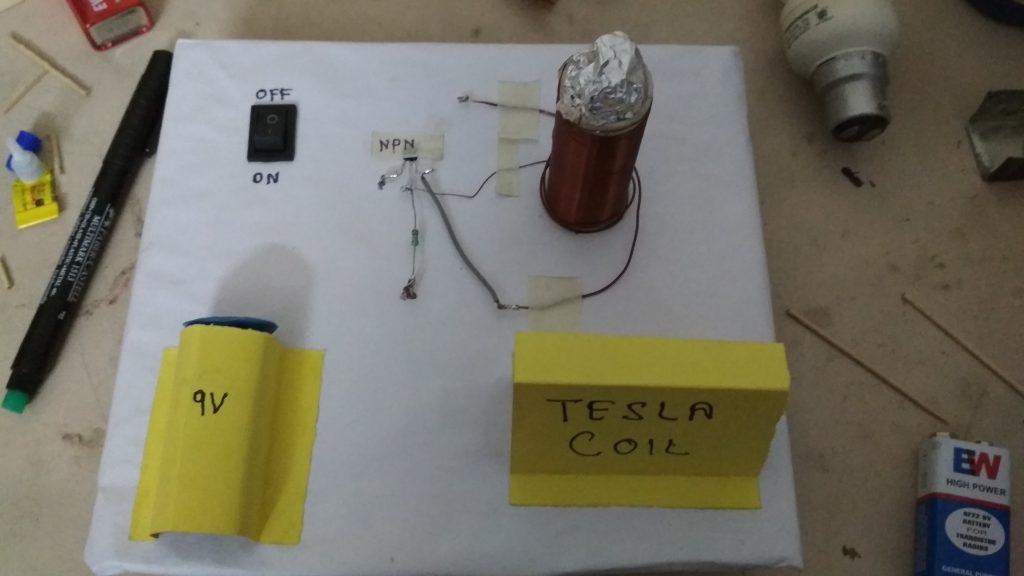 Top 7 electronics mini projects : Tesla coil