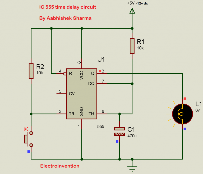 555 Timer Ic Circuit Diagram