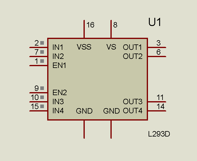 l293d motor driver ic