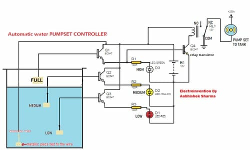 automatic water pump controller