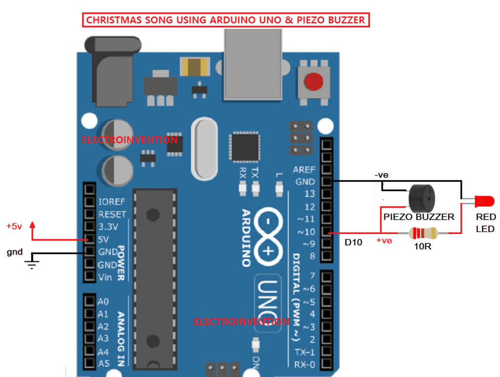 play jingle bells using arduino 